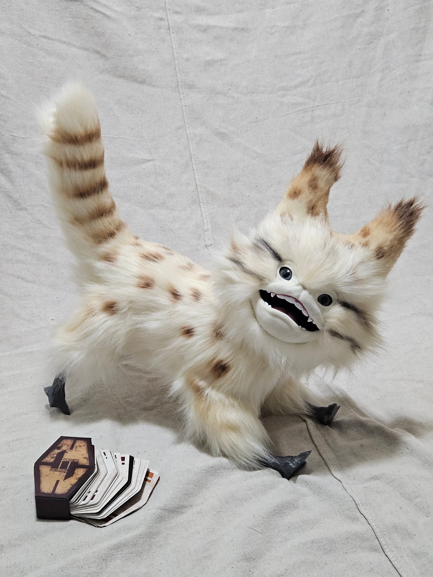 Art Doll Space Cat Smaller 70% Size (Gray Eyes)