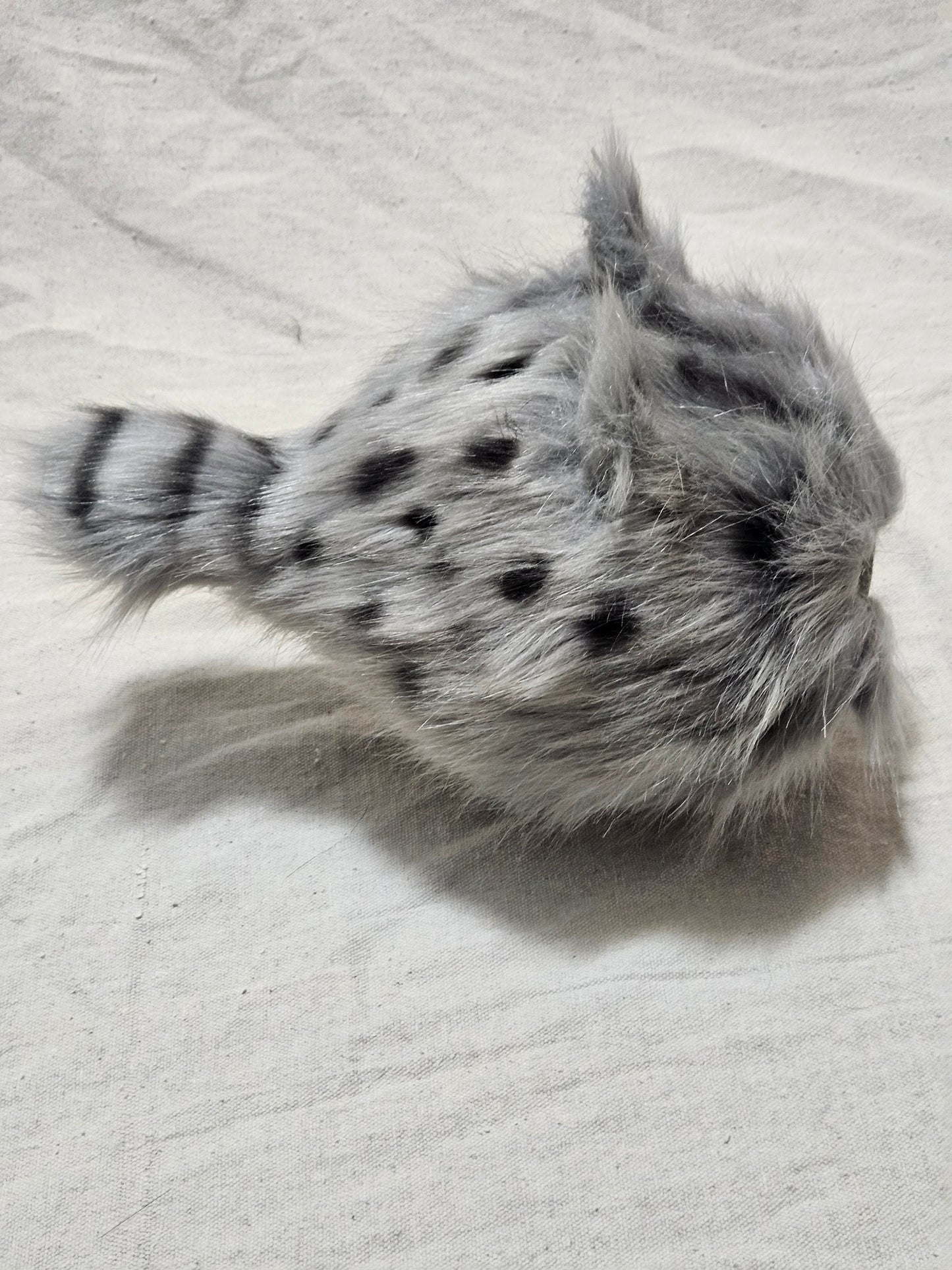 Art Doll Lothball Kitten- Gray with Brown Eyes and Black Spots