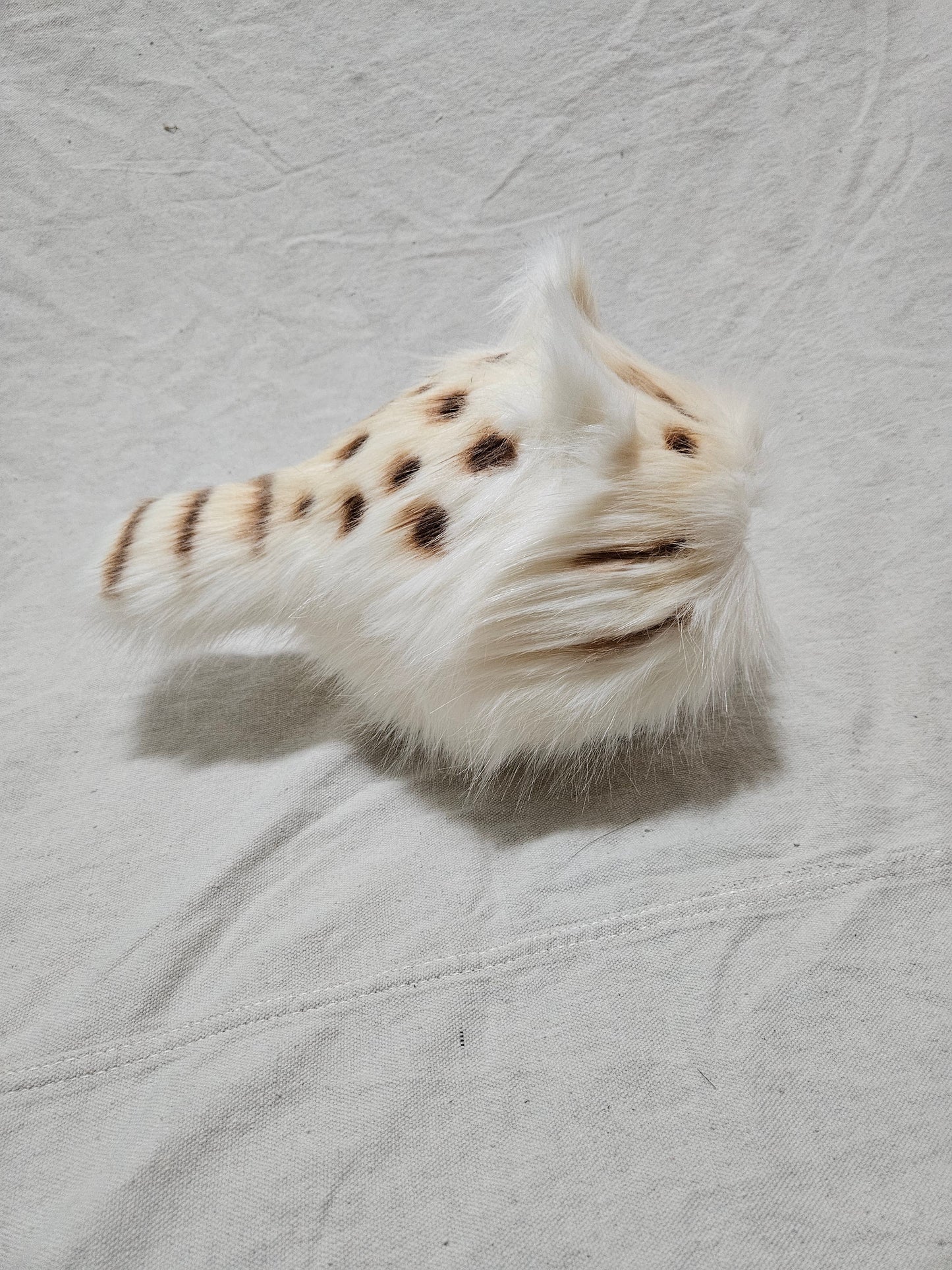 Art Doll Lothball Kitten- Cream with Green Eyes and Brown Spots