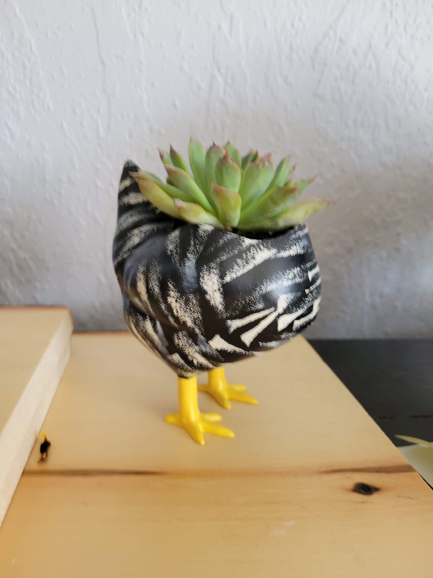 Handmade Chicken Butt Succulent Planter