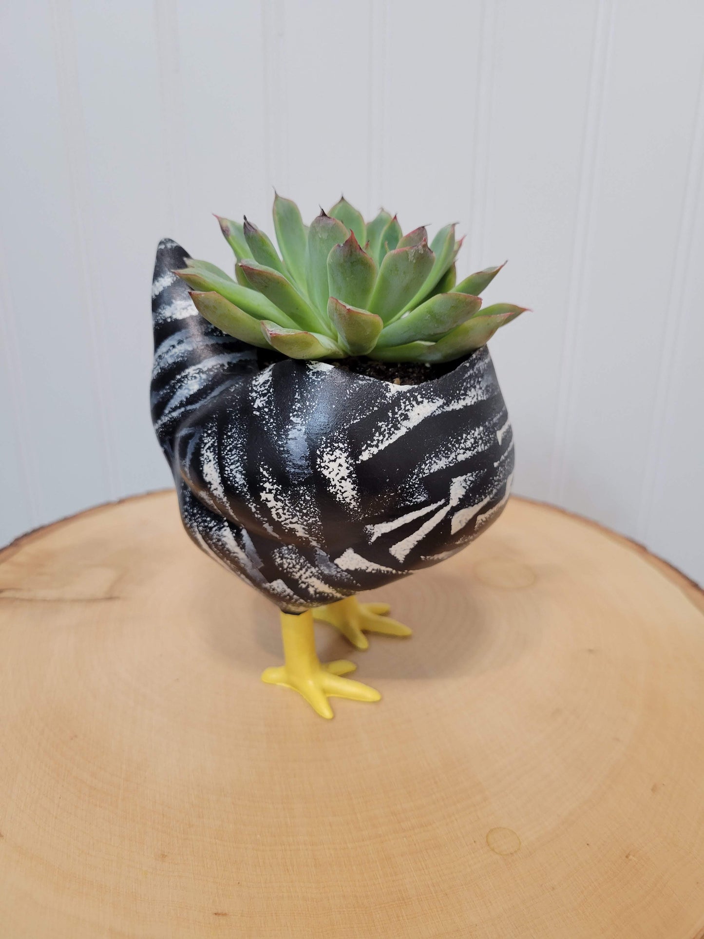 Handmade Chicken Butt Succulent Planter