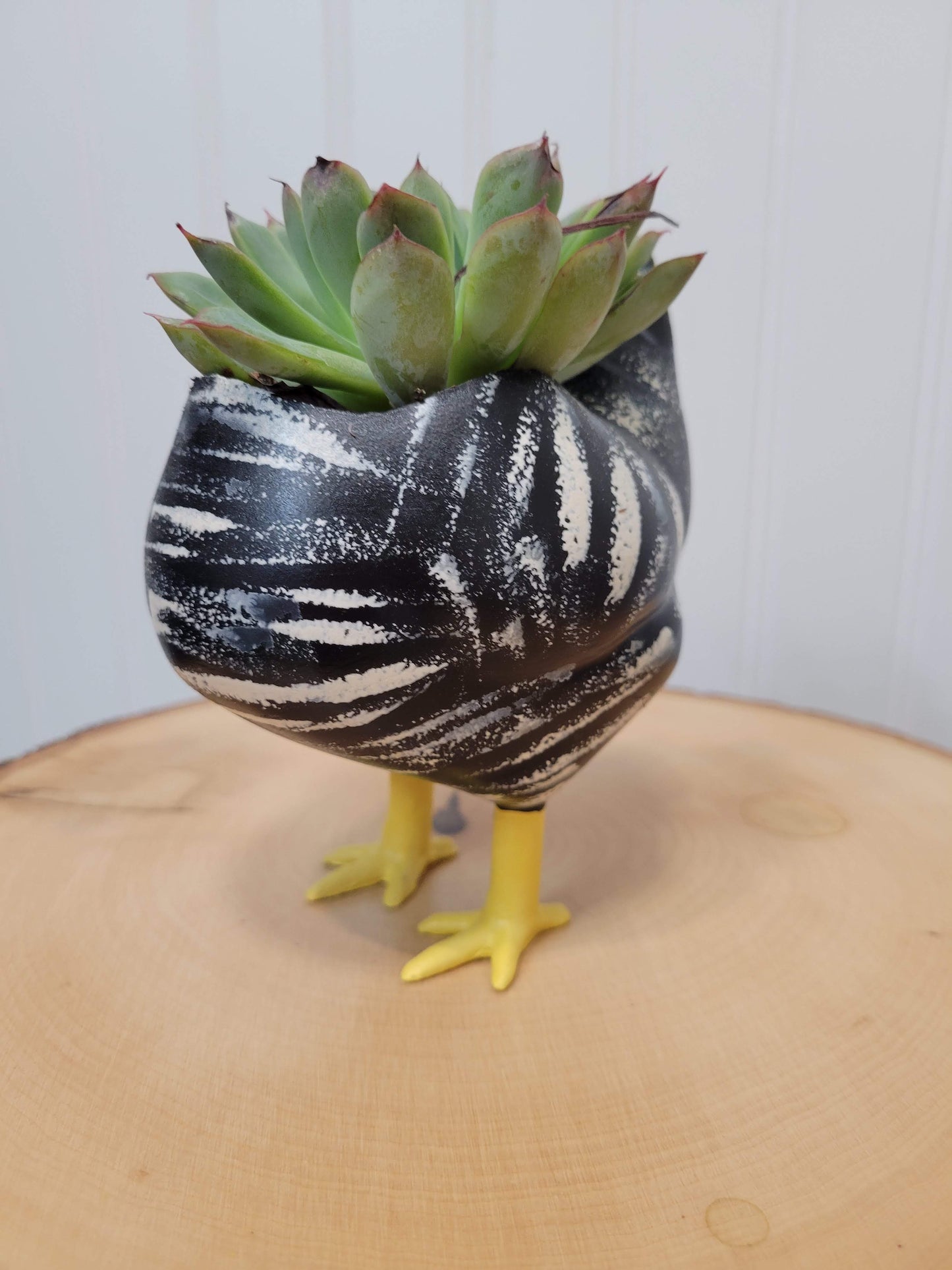 Handmade Chicken Butt Succulent Planter