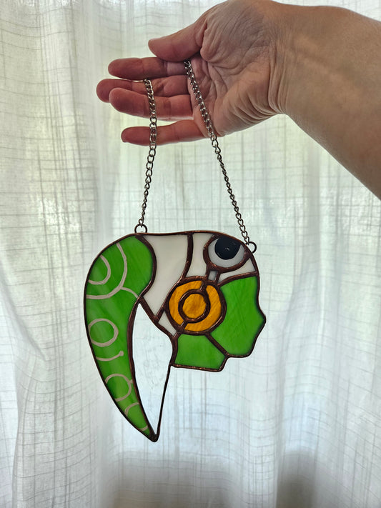 "Space Mom" Stained Glass Suncatcher