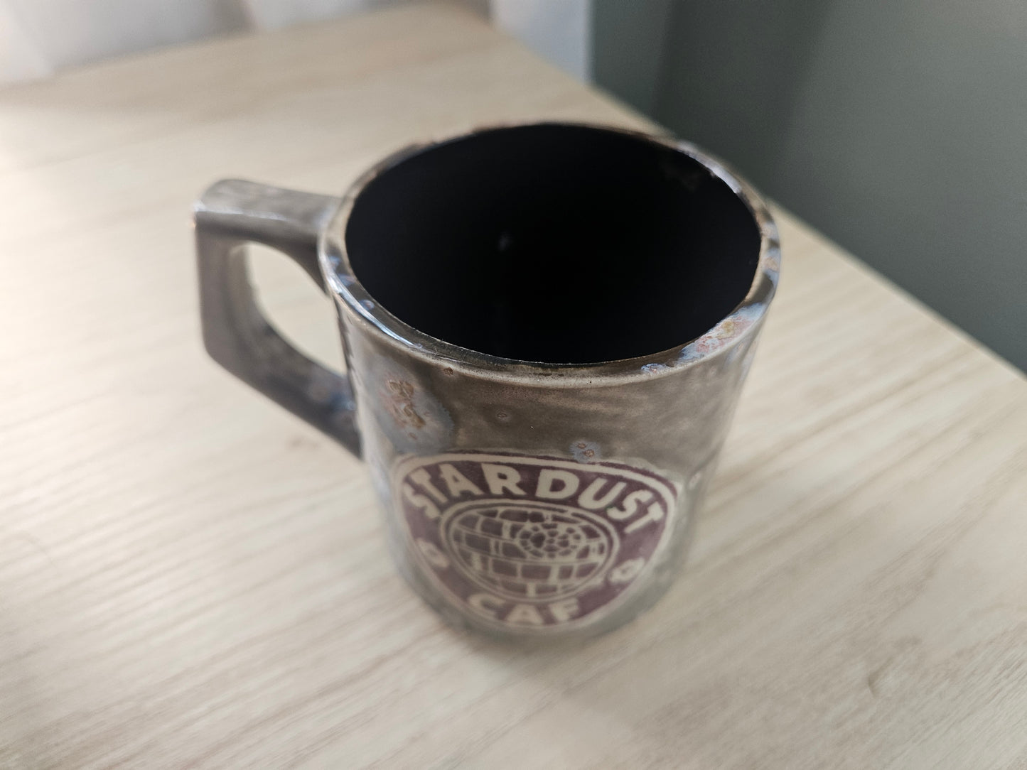 "Stardust Caf" 12oz Stoneware Mug- Galaxy