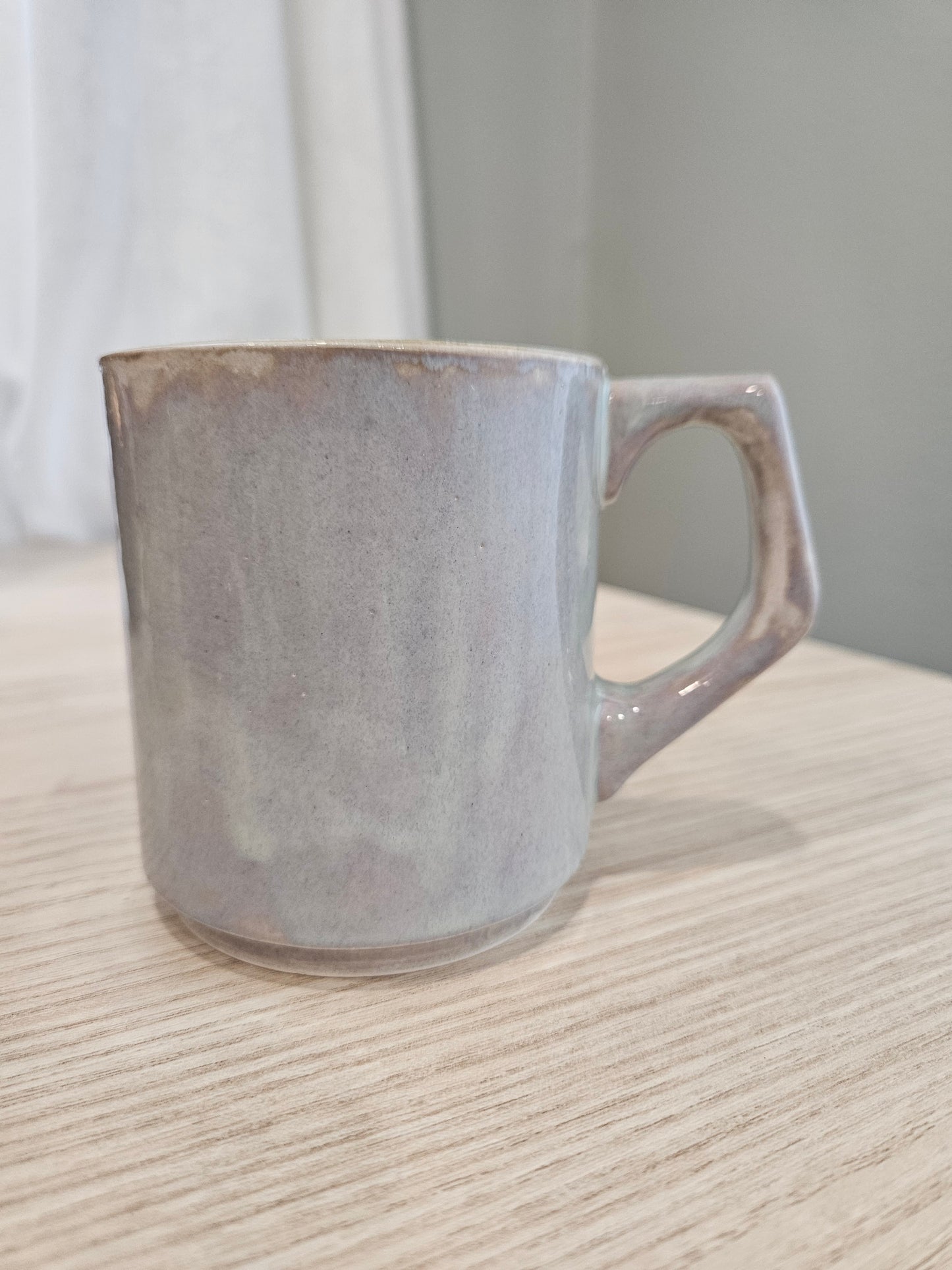 "Stardust Caf" 12oz Stoneware Mug- Grey Mist