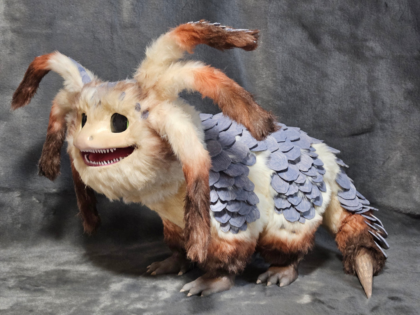 Alien Axolotl/Armadillo Life-Size Replica Creature