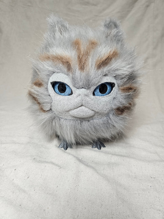 Lothball Kitten Gray with Blue Eyes, Brown Spots