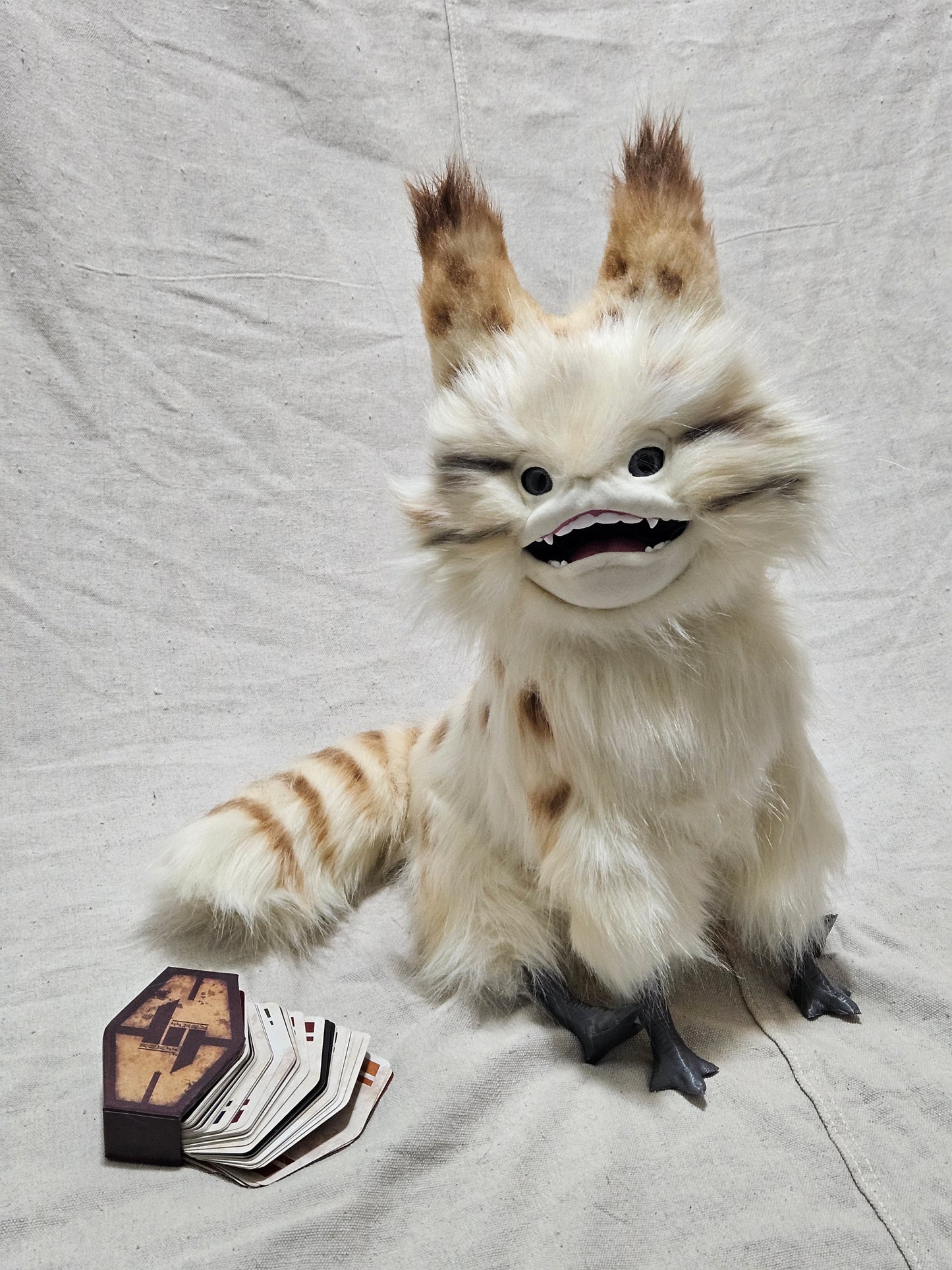 Art Doll Space Cat Smaller 70% Size (Gray Eyes)
