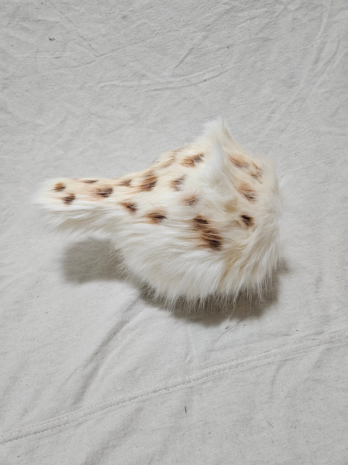 Art Doll Lothball Kitten- Cream with Light Blue Eyes and Brown Spots