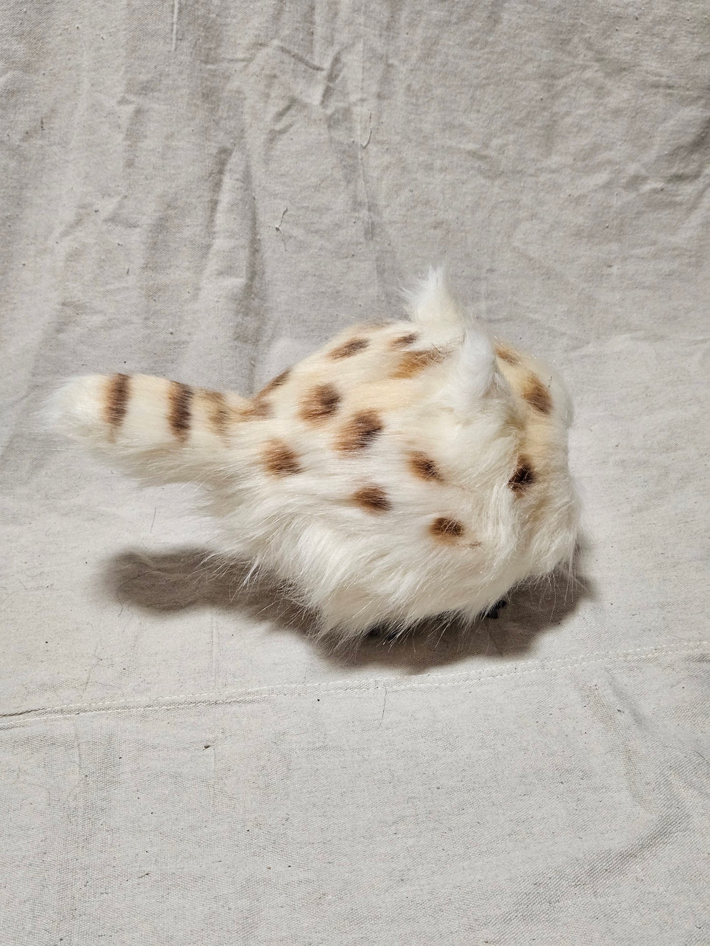 Art Doll Lothball Kitten- Cream with Green Eyes and Brown Spots