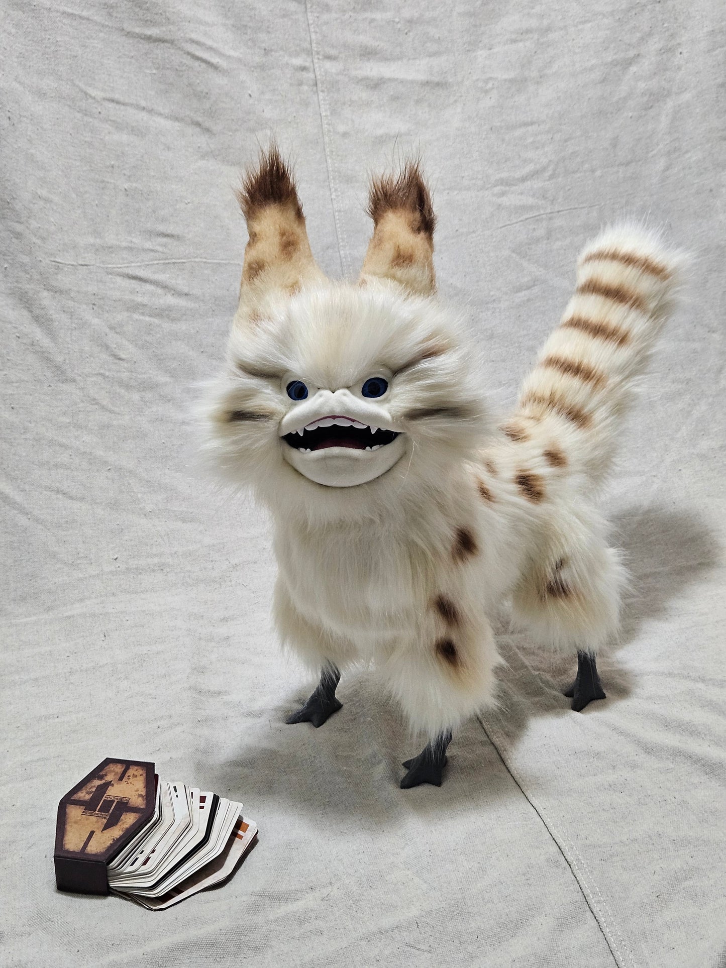 Art Doll Space Cat Smaller 70% Size (Blue Eyes)