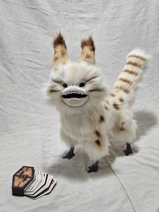 Art Doll Space Cat Smaller 70% Size (Blue Eyes)