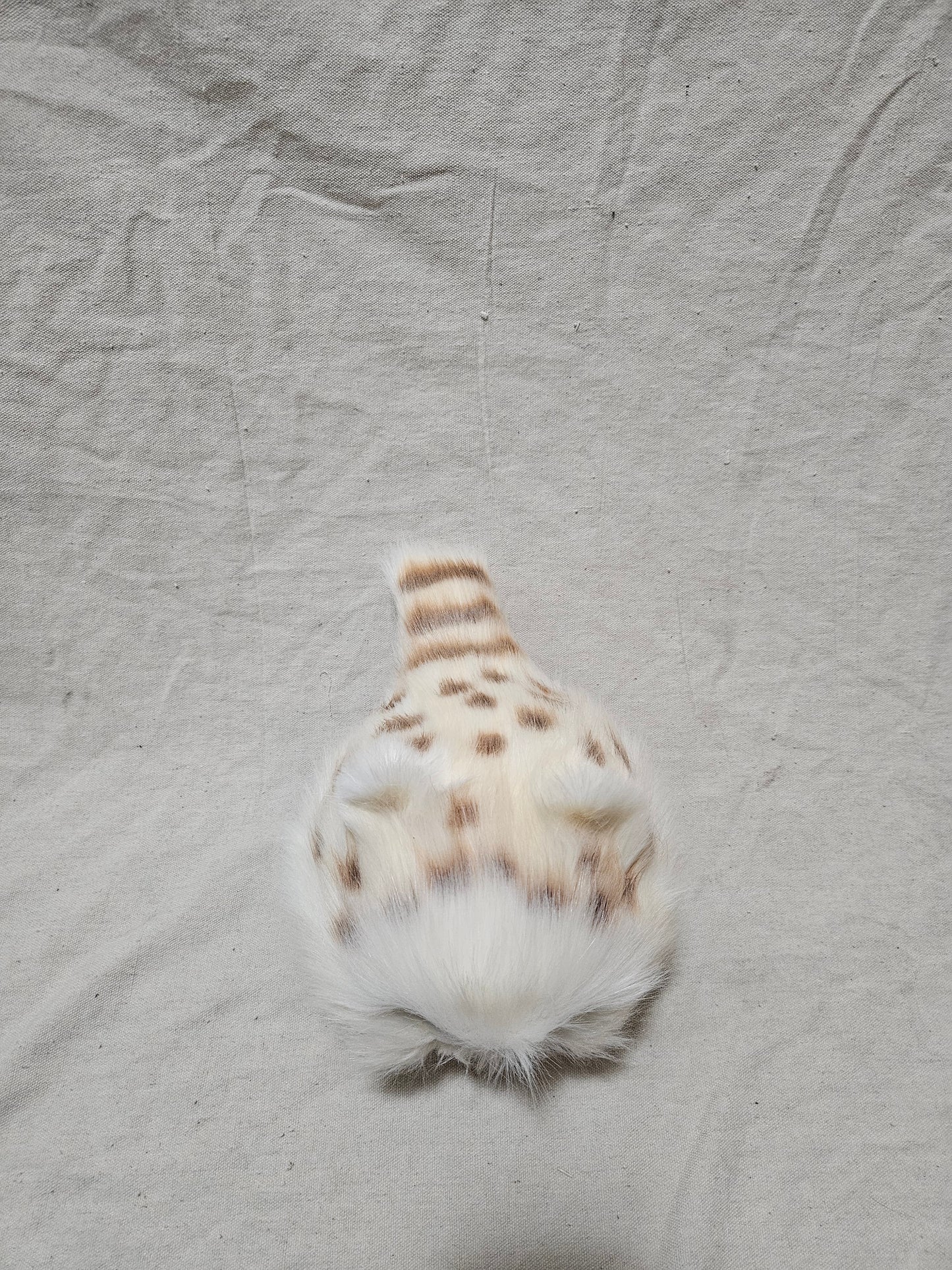 Art Doll Lothball Kitten- Cream with Light Blue Eyes and Brown Spots