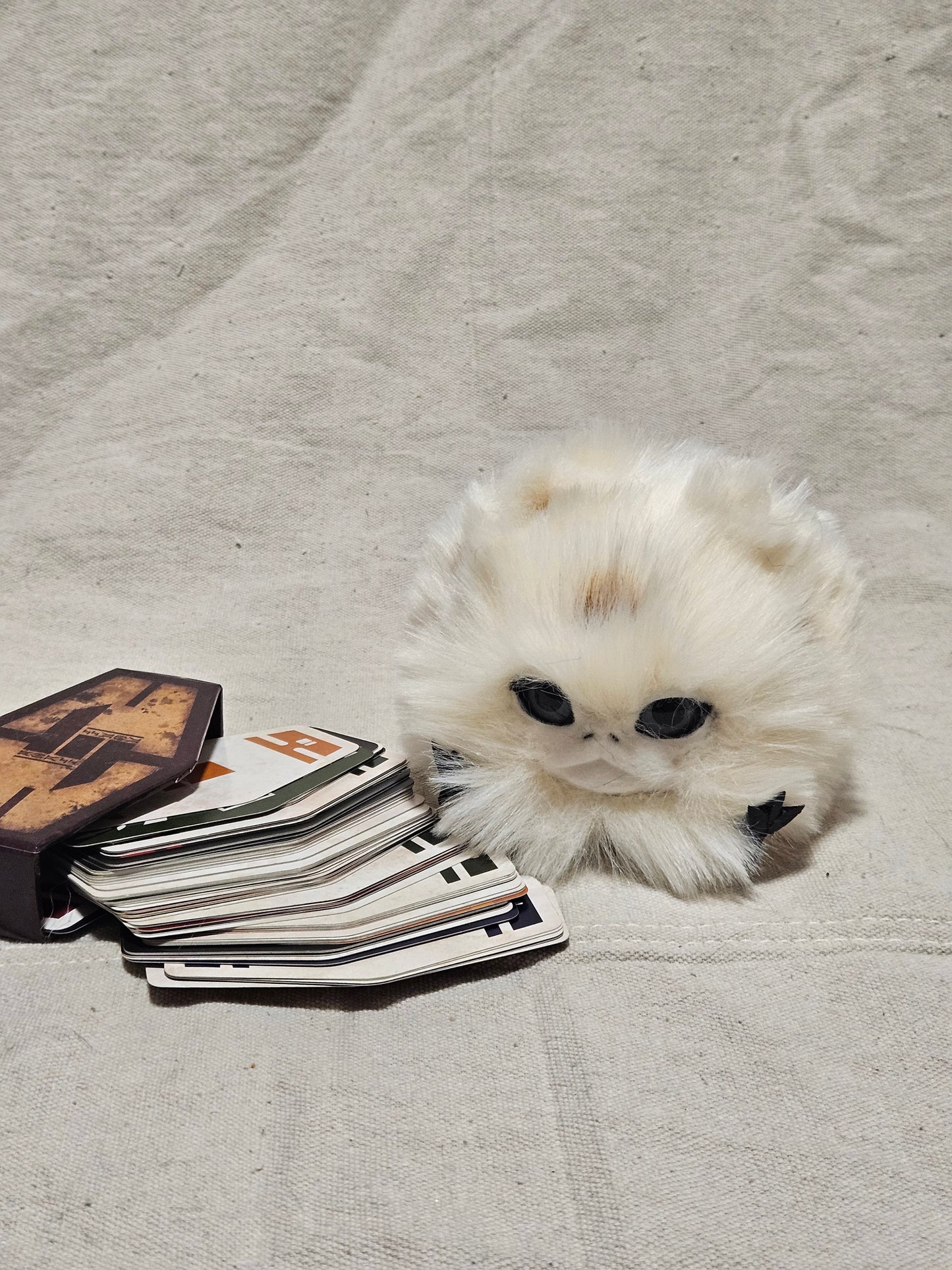 Magnetic Lothball Cosplay Companion- Cream with Brown Spots