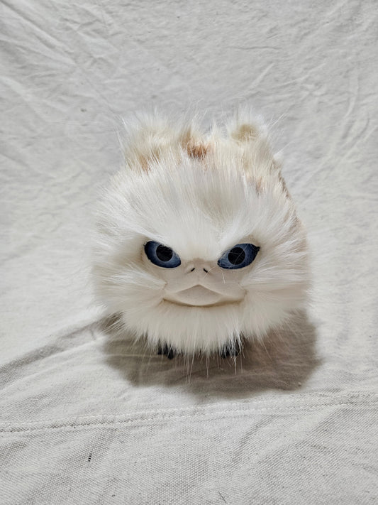 Art Doll Lothball Kitten- Cream with Light Blue Eyes and Brown Spots