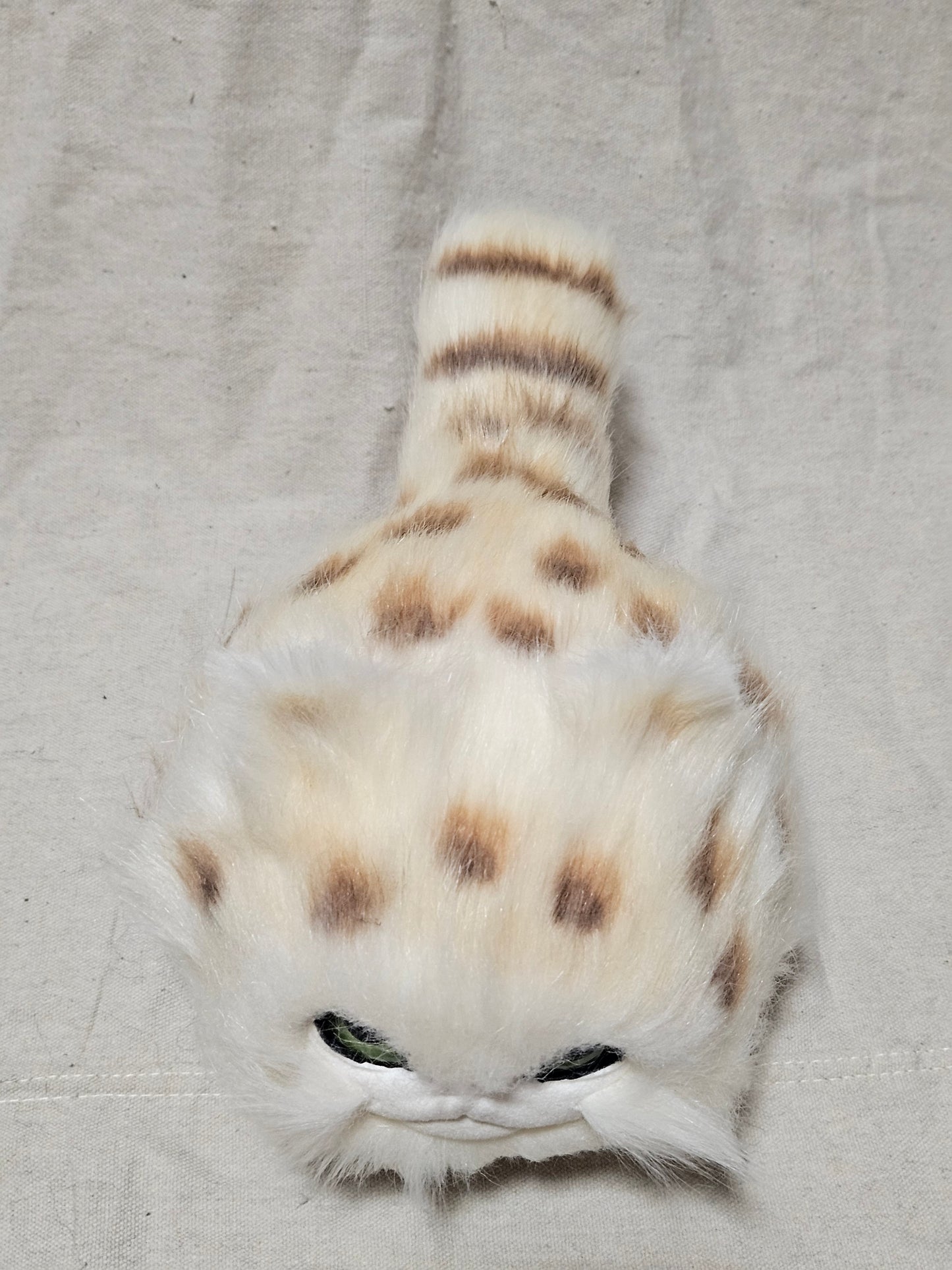 Art Doll Lothball Kitten- Cream with Green Eyes and Brown Spots