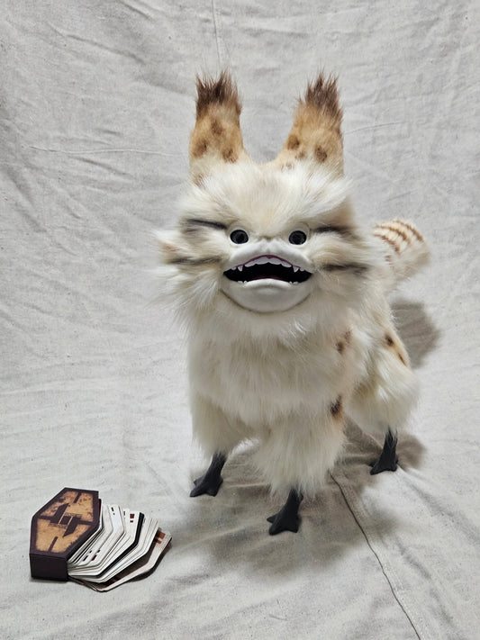 Art Doll Space Cat Smaller 70% Size (Gray Eyes)